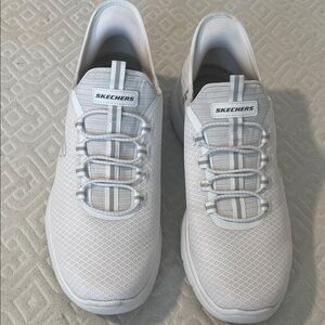 Skechers Light white Slip-On Sneakers